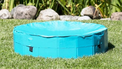 Trixie -Abdeckung für Hundepool hellblau