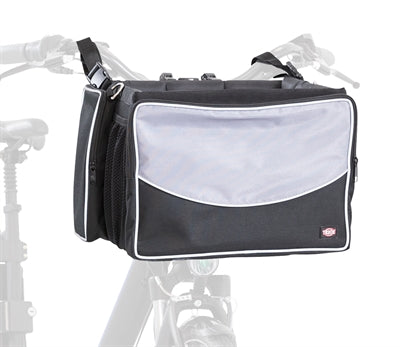 Trixie Fahrradkorb für Lenker Nylon schwarz grau