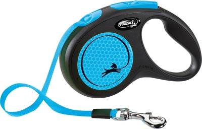 Flexi einziehbare Linie neues klassisches Neonband schwarz blau