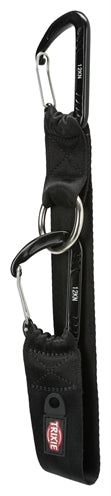 Trixie Universal-Autogürtelschlaufe mit Karabiner schwarz