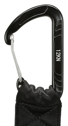 Trixie Universal-Autogürtelschlaufe mit Karabiner schwarz