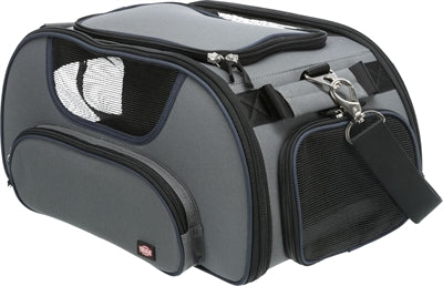 Trixie Hundetasche Flugzeugtasche Flügel grau schwarz