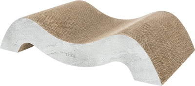 Trixie Kratzmatte Karton XXL Wellengrau
