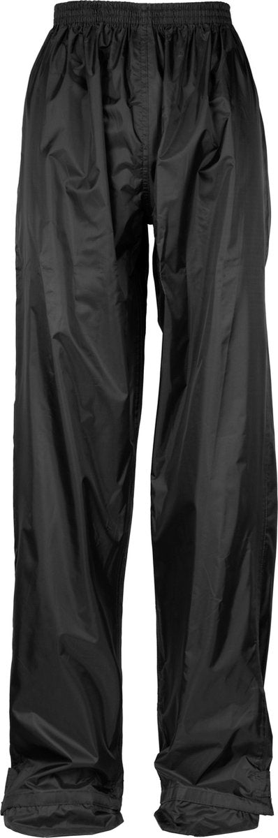 Ralka regenbroek waterdicht en met schoenbeschermer kids - zwart - 116
