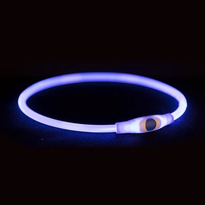 Trixie Leuchthalsband USB-Blitzlicht wiederaufladbar TPU Multi
