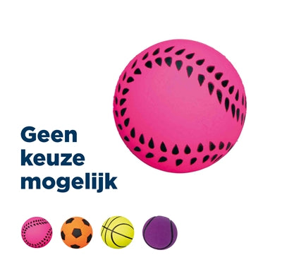 Trixie Ball Neon schwimmender Schaumgummi sortiert
