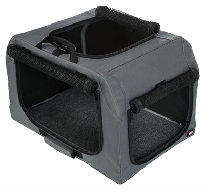 Trixie Soft Kennel Easy Travel Box grau