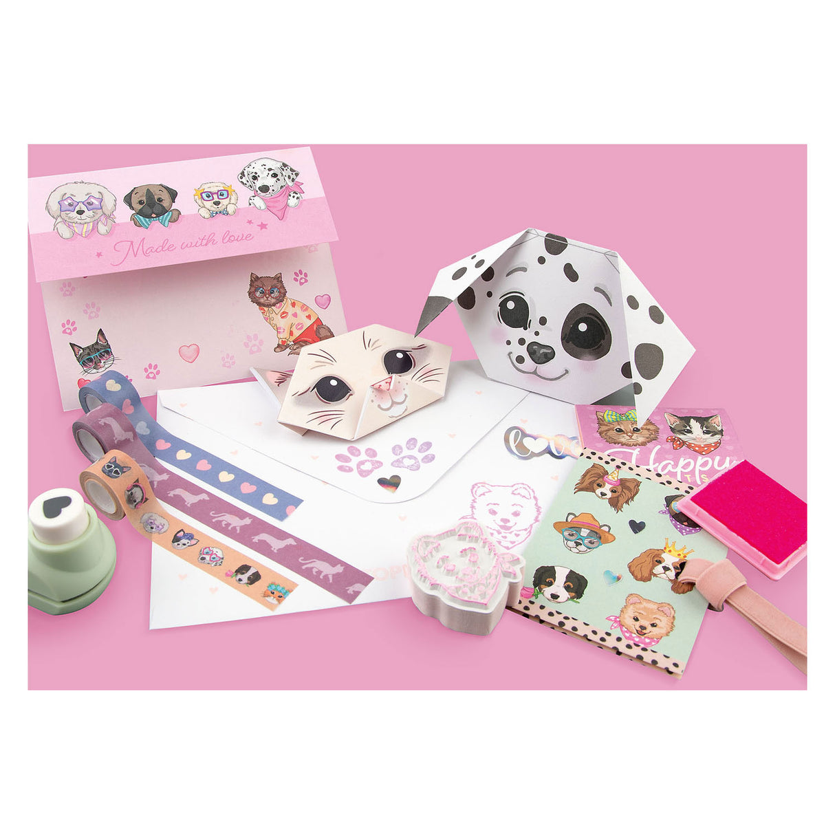 Topmodel-Liebesbriefset Kitty und Doggy