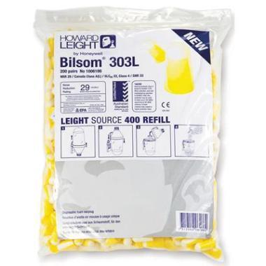 Howard Leight Bilsom 303L Ohrstöpsel Nachfüllpackung (200 Paar)