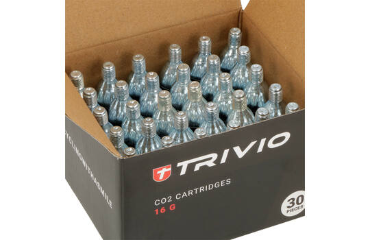 Trivio - CO2-Kartuschen 16 Gramm - Karton mit 30 Stück