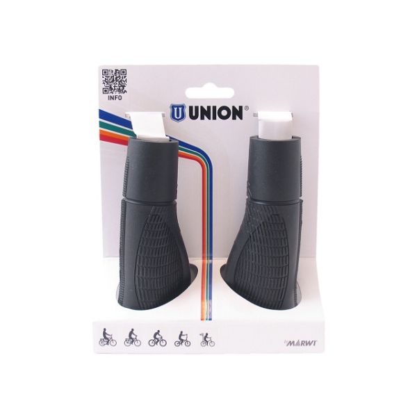 Marwi GP-03 Fahrradgriff Set, 138 138 mm, schwarz