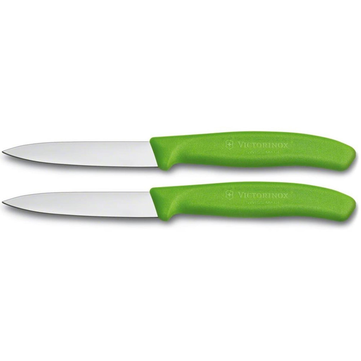 Victorinox glattes Schälmesser 2 Stück grün