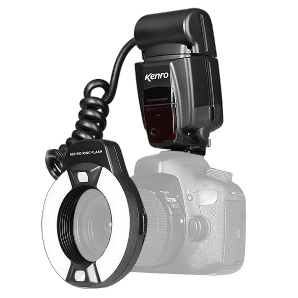 Kenro TTL Makro Ring Flash KFL201C für Canon