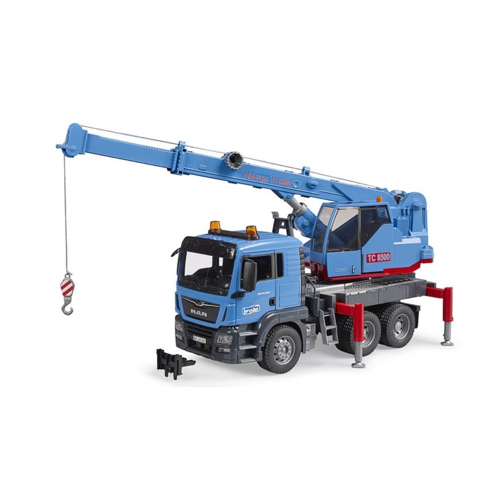 BRUDER Truck Man mit Tap Blue