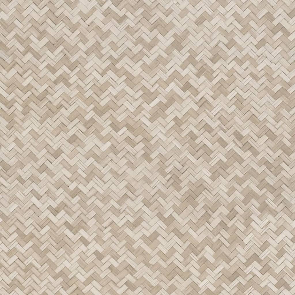 Nordwand Tapete Botanica Rattan Wickerwork Brown und Beige