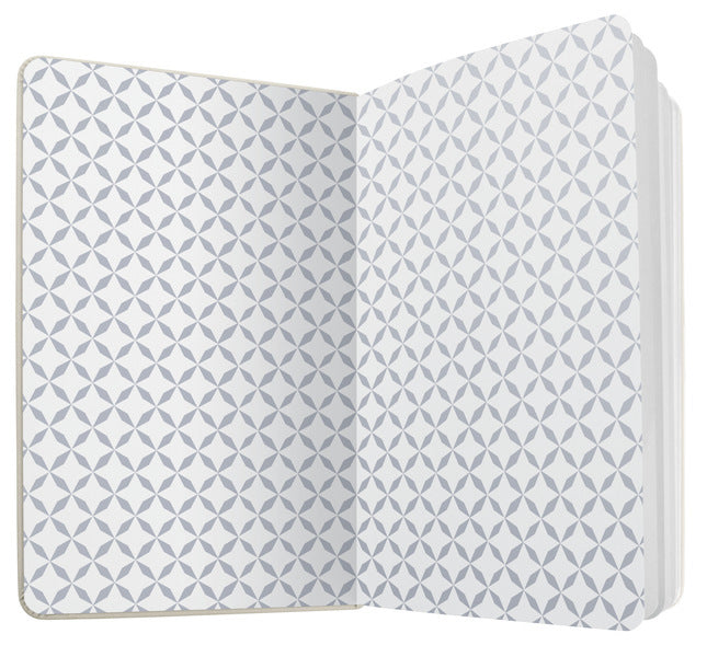 Sigel si-jn126 Notizbuch Jolie Flair, A6, Hardcover, liniert, Gletschergrau, 174 Seiten, 80 g