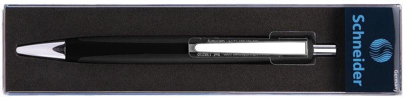 Schneider s-138201 Kugelschreiber Kontrastschwarz mit blauer Mine