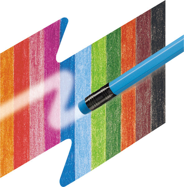 Faber Castell FC-116612 Buntstift löschbares Federmäppchen 12 Stück