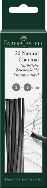 Faber castell fc-129198 anthrazit pitt monochrom 3-6 mm