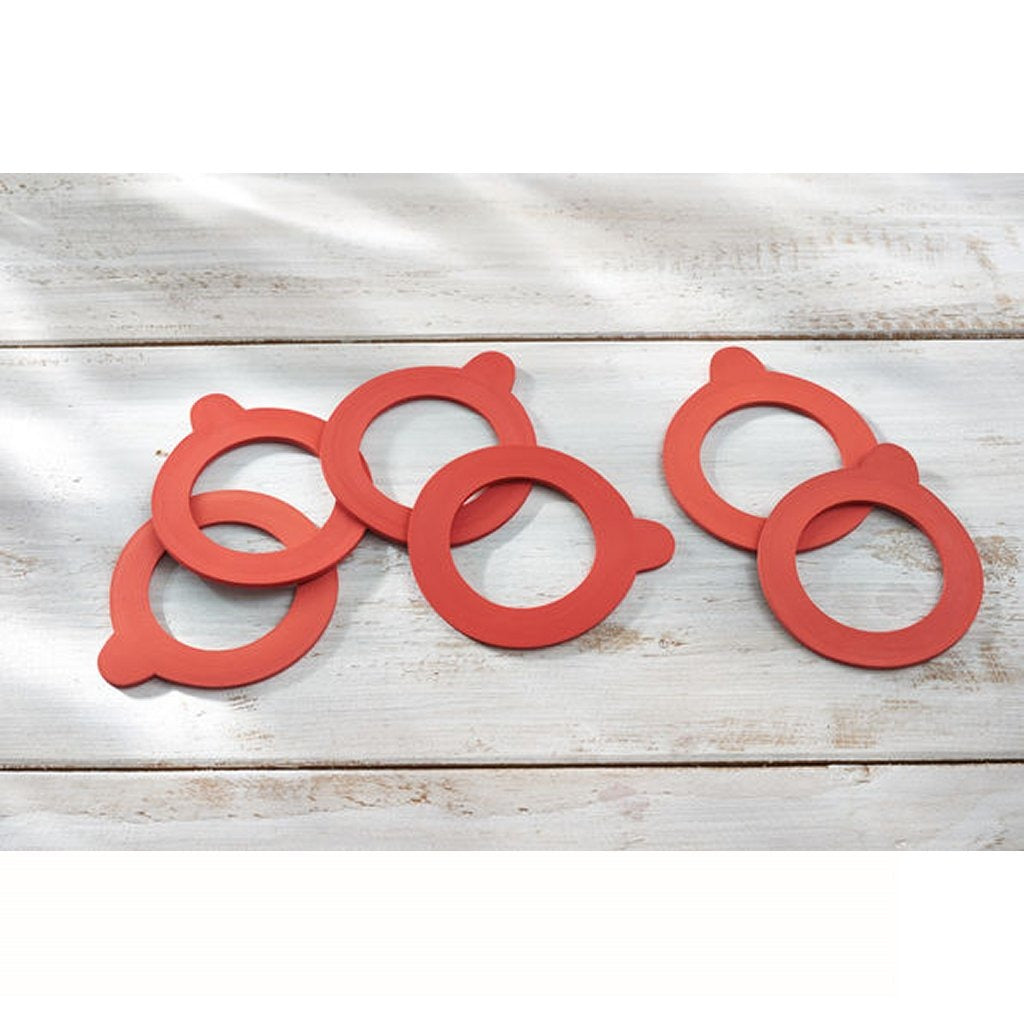 Leifheit 3214 Gummi-Einkochringe 43x71 mm 6 Stück