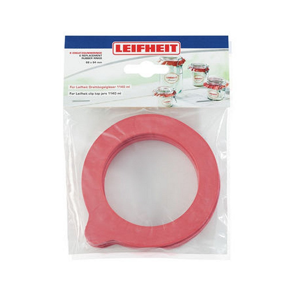Leifheit 3216 Gummi-Einkochringe 68x94 mm 6 Stück
