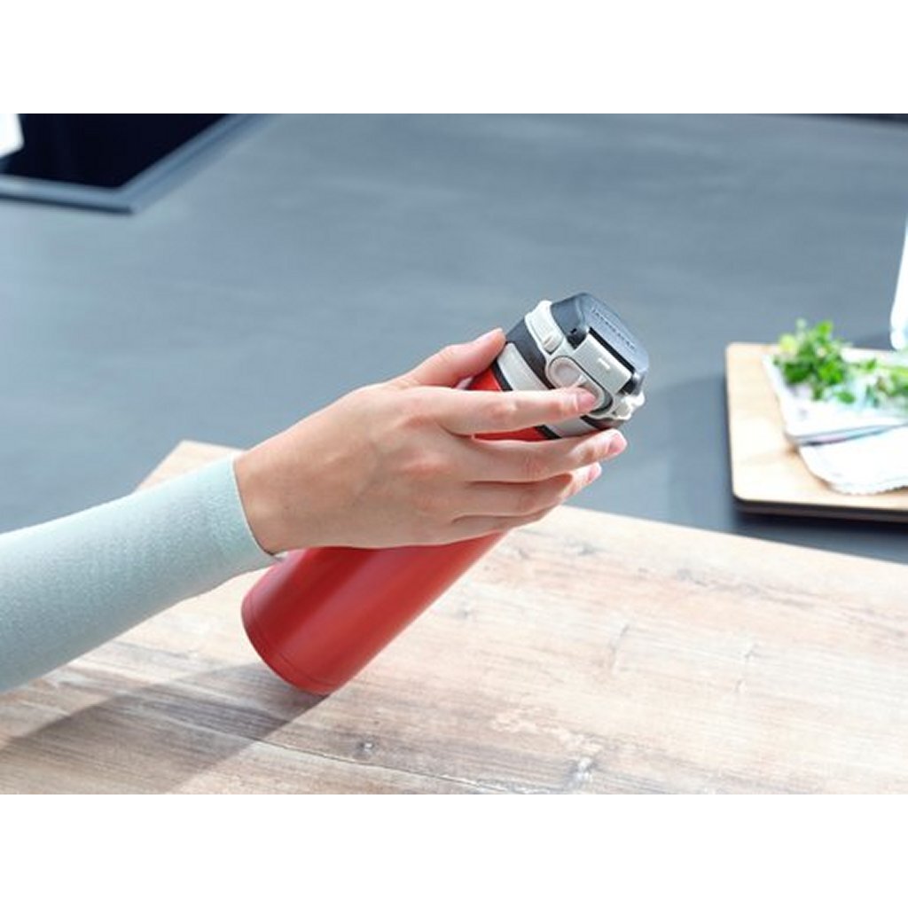 Leifheit 3273 Flip Isolierbecher 600 ml rot