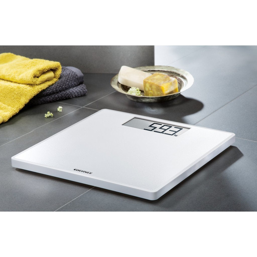 Soehnle 63856 Style Sense Safe 100 digitale Personenwaage weiß