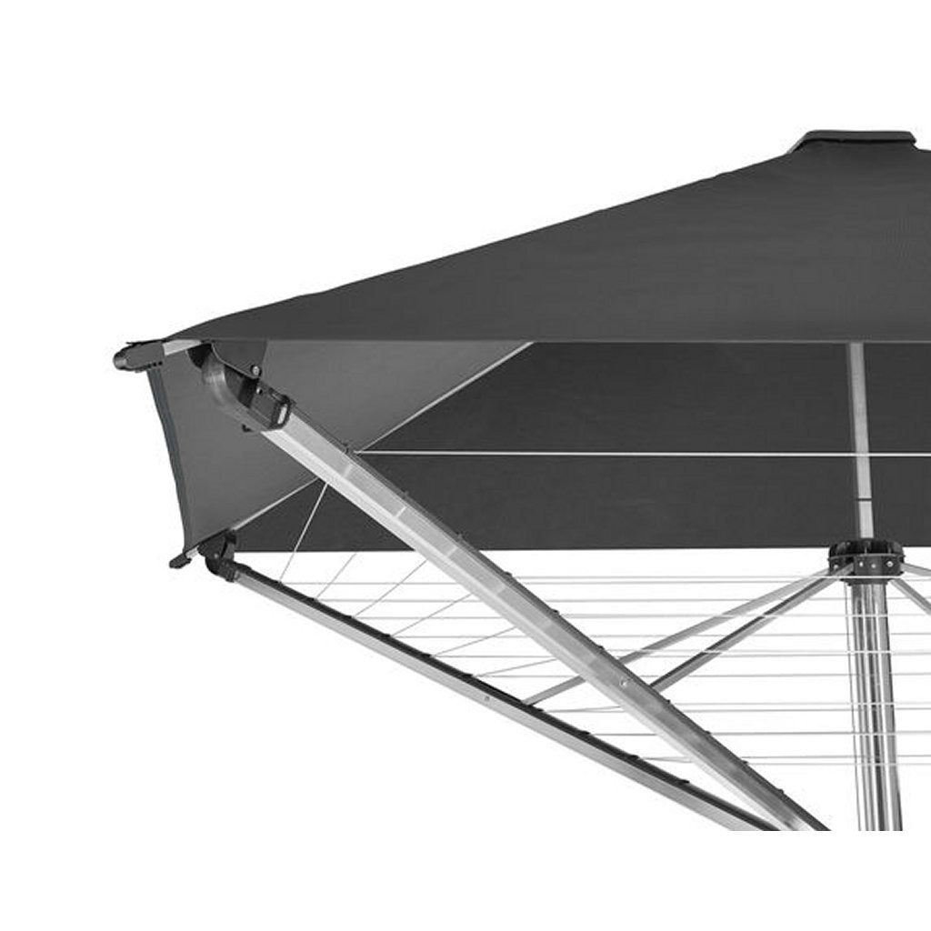 Leifheit Wäschespinne Leifheit 82100 LinoProtect 400 mit Dach, silbergrau