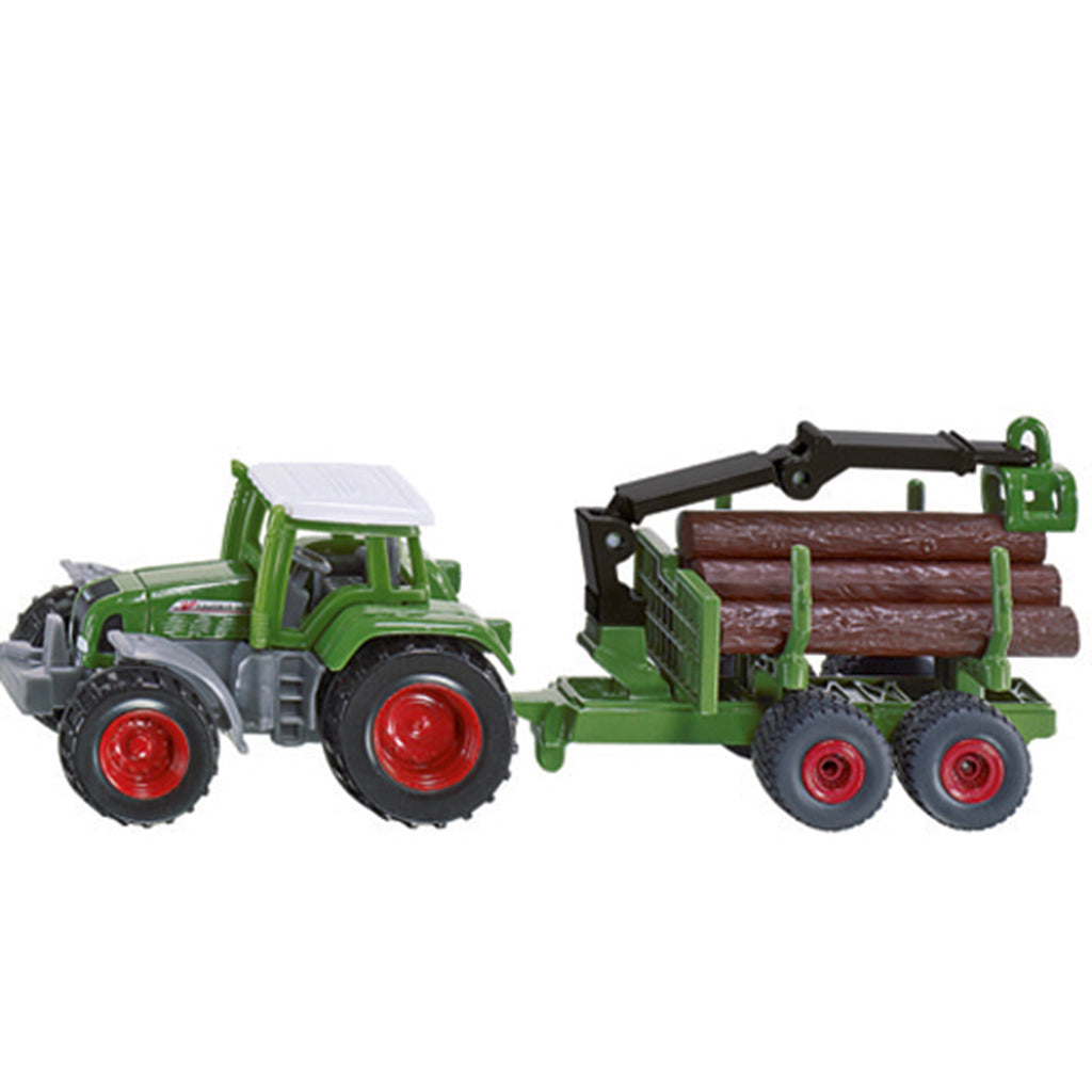 Siku 1645 Traktor mit Forstanhänger 1:72
