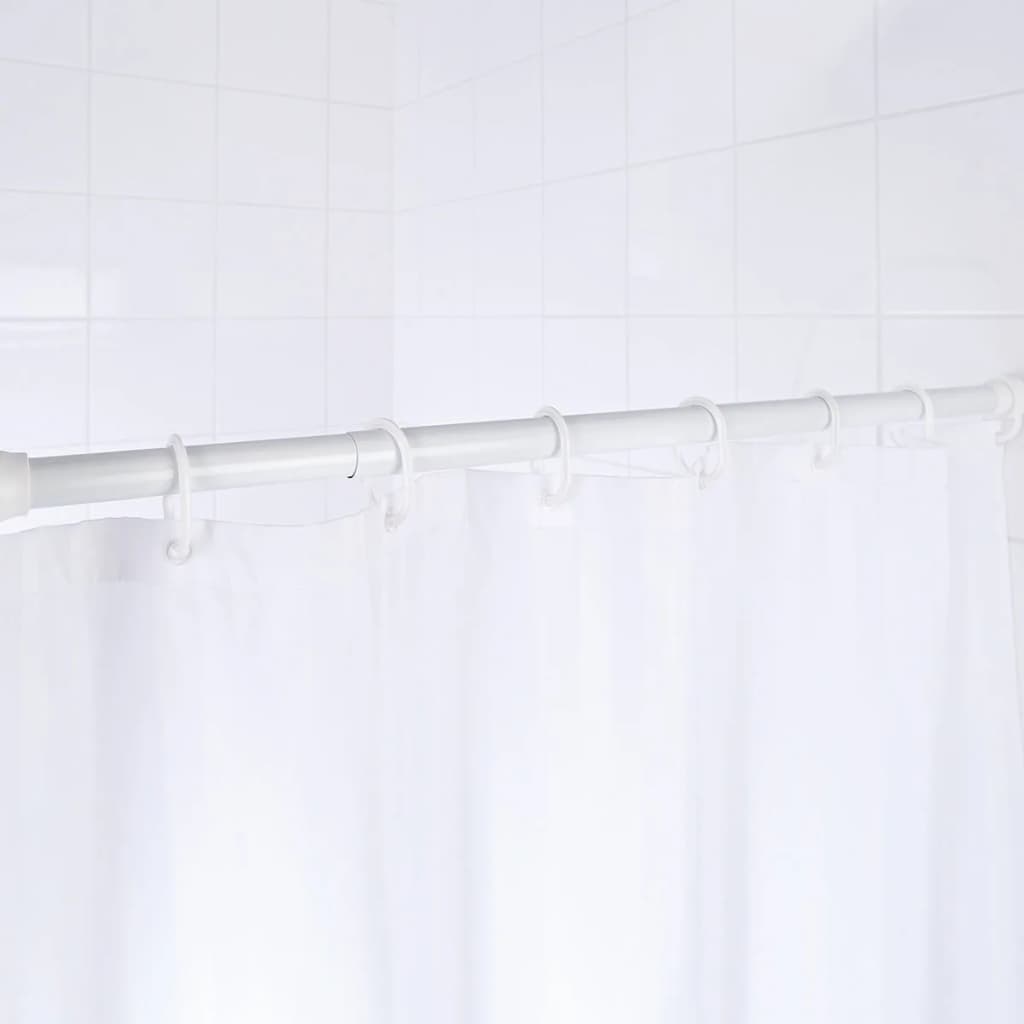 Ridderduschvorhangstange Teleskop 70-115 cm Weiß 55101