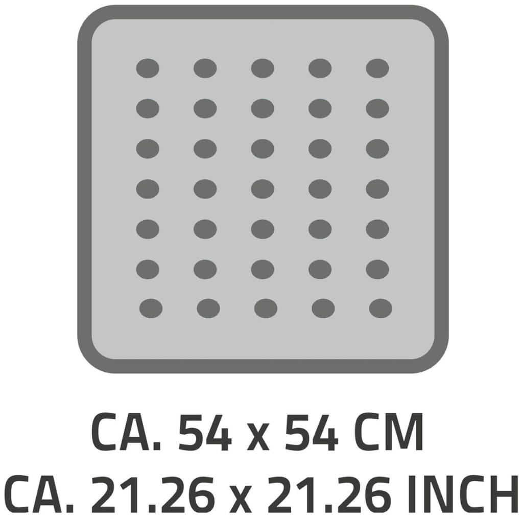 Ridderduschmatte Anti-Schlupf-Playa 54x54 cm Weiß 68401