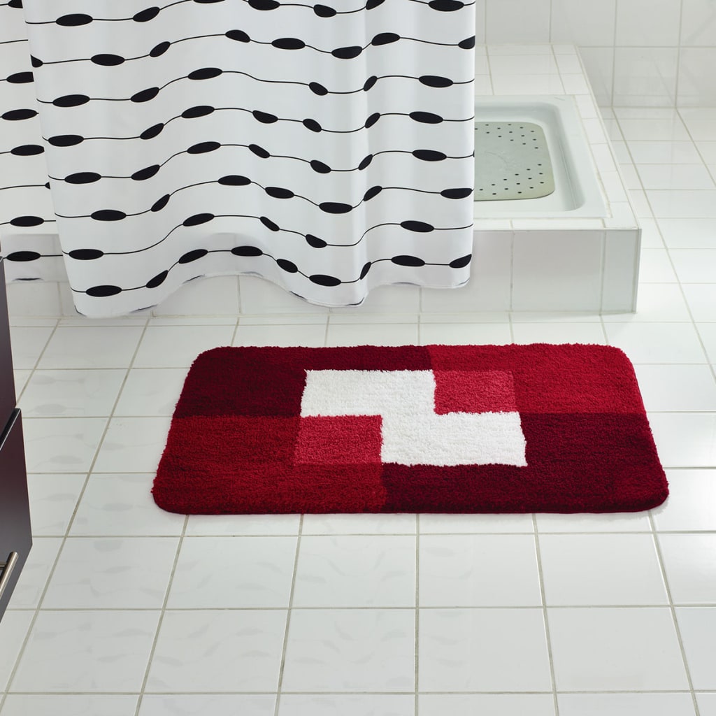 Ridder Badezimmer Mattenmünzen 60x90 cm rot 7103306