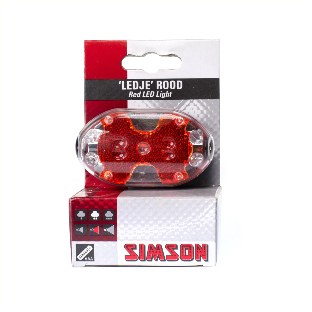 Simson LED Hecklichtrot