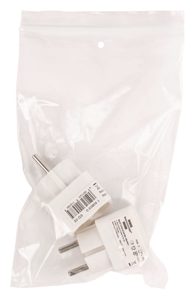 Brennerstuhl bn-1508030 Steckdosenverteiler 2 x Euro weiß