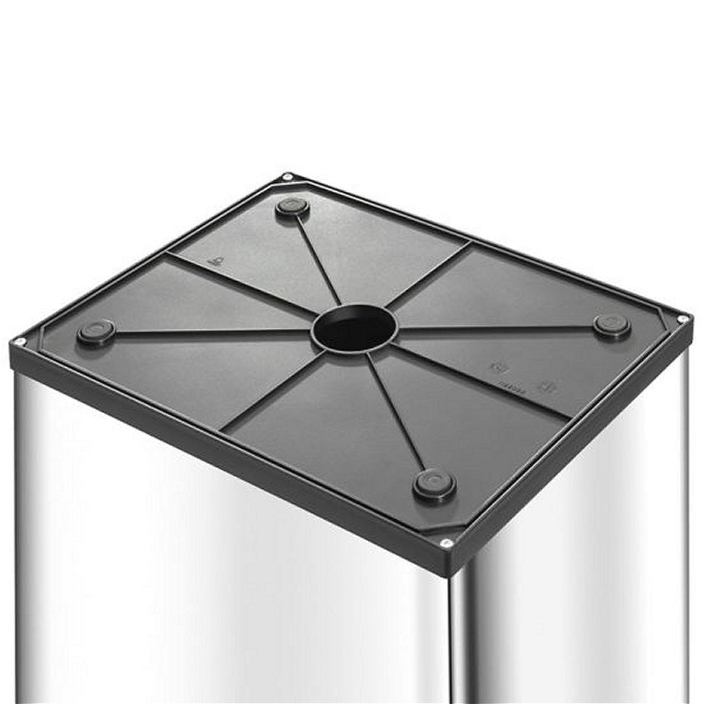 Hailo 0840-111 Big-Box Swing L Müll 35L Edelstahl schwarz
