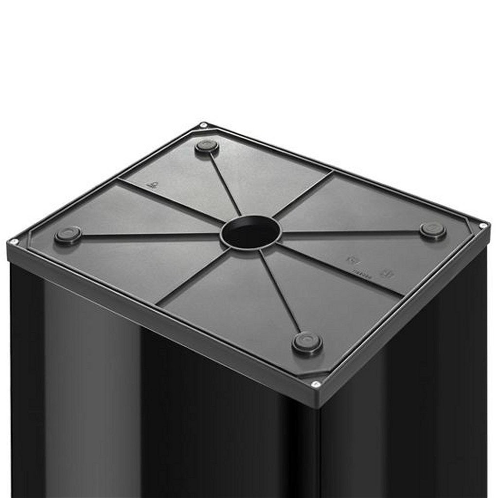 Hailo 0840-141 Big-Box Swing-L-Abfallbehälter 35l schwarz