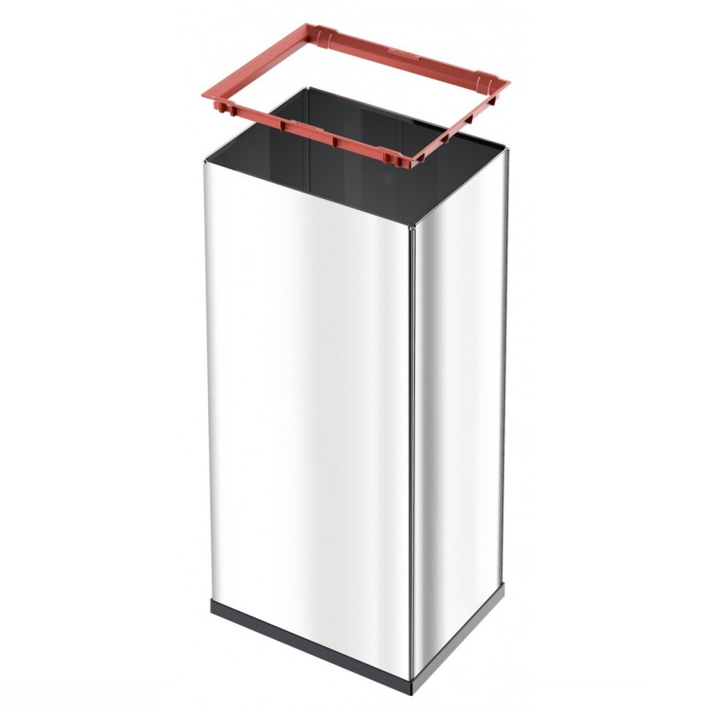 Hailo 0860-211 Big-Box Swing XL Abfallbehälter 52l Edelstahl