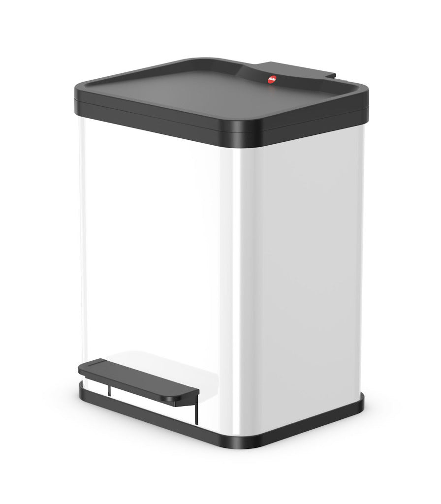 Hailo 0622-230 Eco Duo Treteimer m weiß