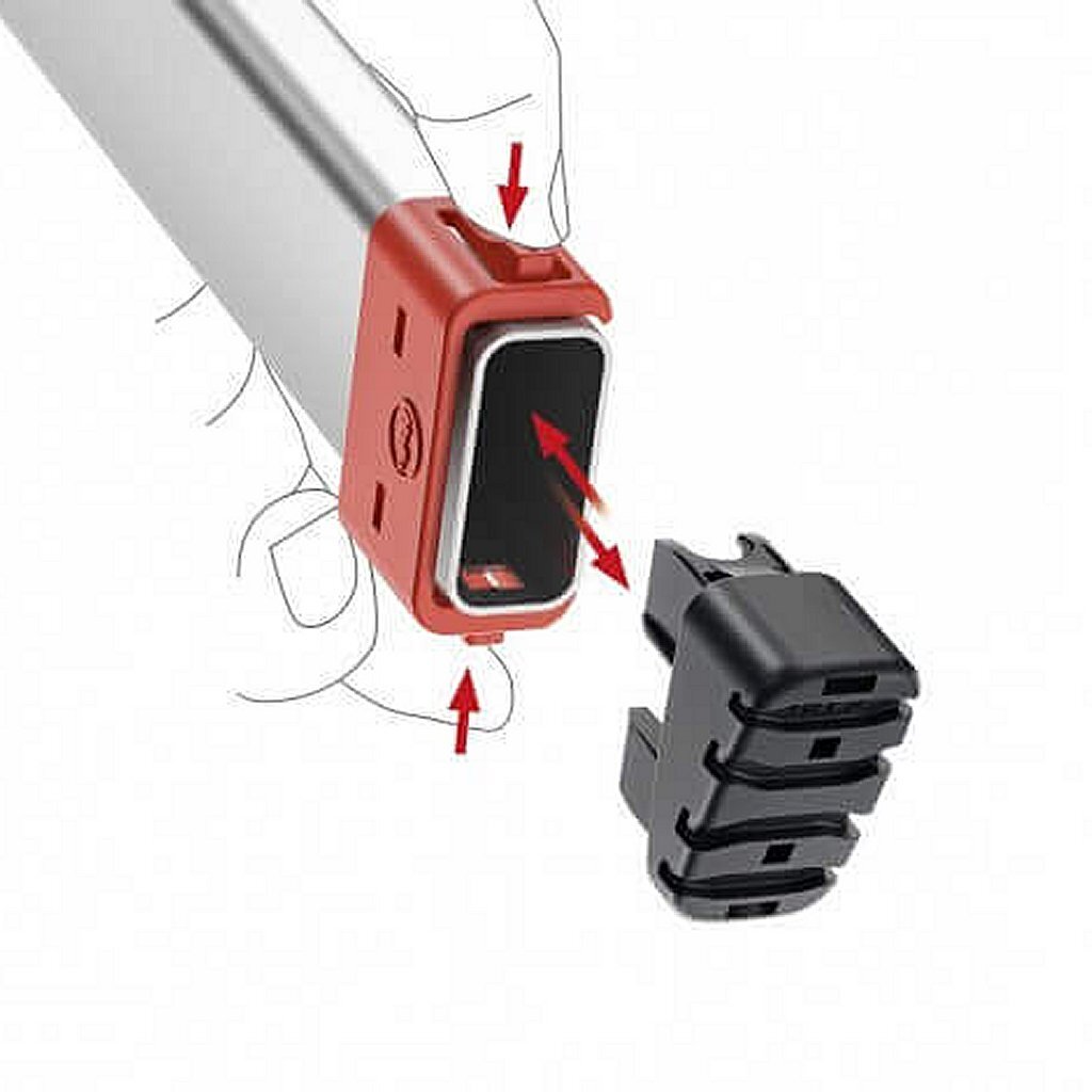 Hailo Leiter Ersatz Füße Set EasyClix Lebende Größe L 9947-001
