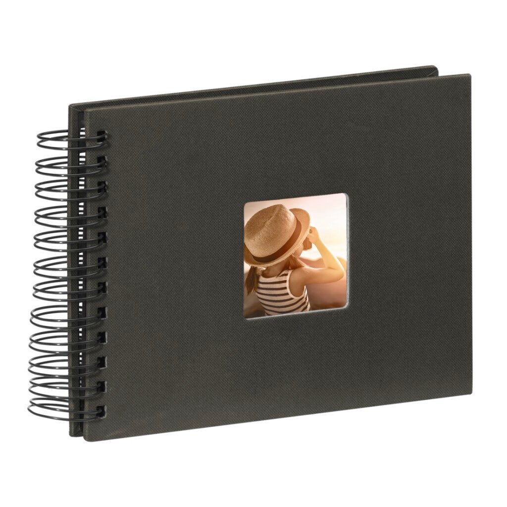Hama Spiralalbum Fine Art 24 x 17 cm 50 schwarze Seiten #039;s schwarz
