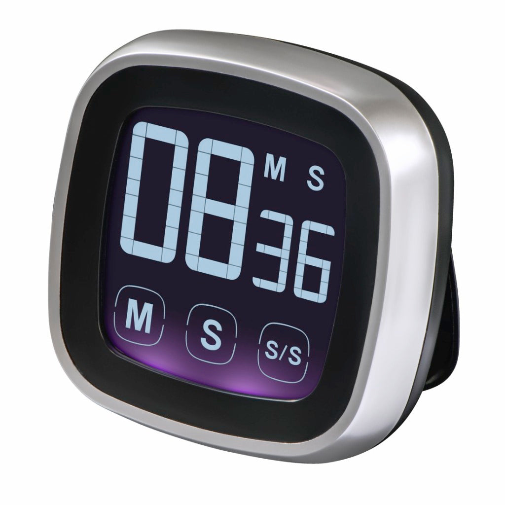 Xavax Küchentimer Touch Digital Silber Schwarz