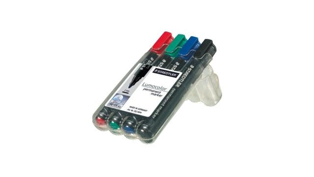Staedtler-Set mit 4 Permanentmarkerstiften