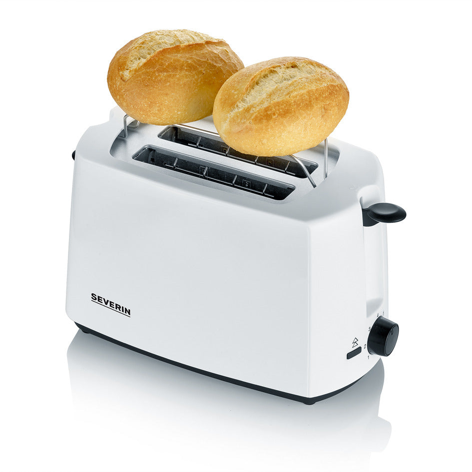 Severin Toaster mit Krümelschublade 700W weiß