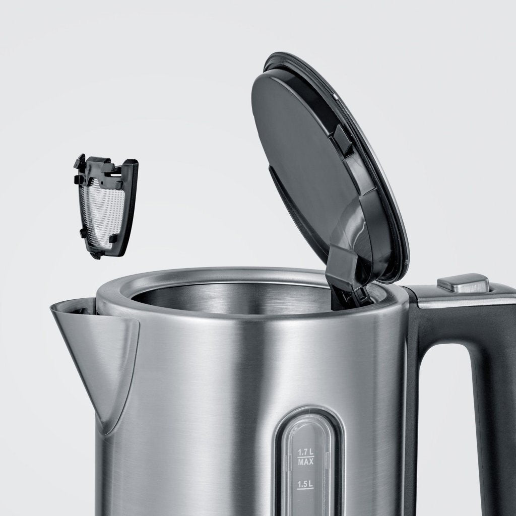 Severin wk3418 Wasserkocher 1,7l 3000w Edelstahl schwarz