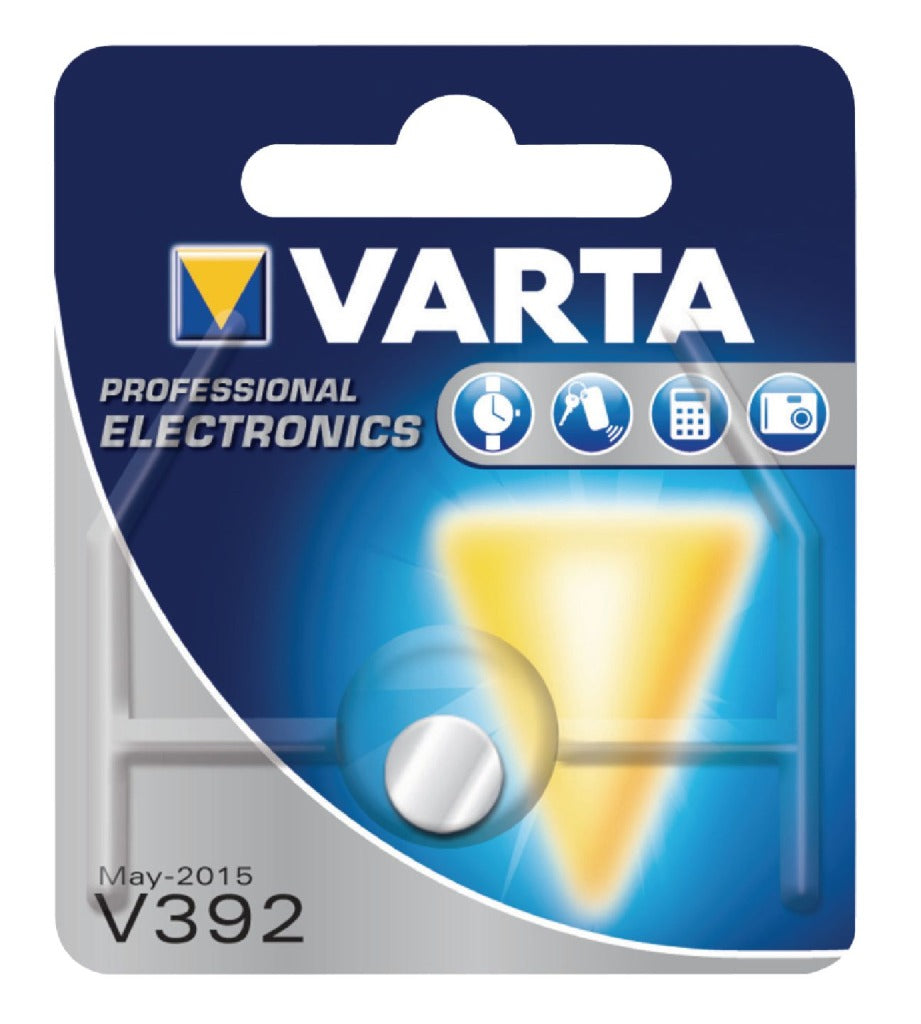 Varta V392 Knopfzellenbatterie Silber
