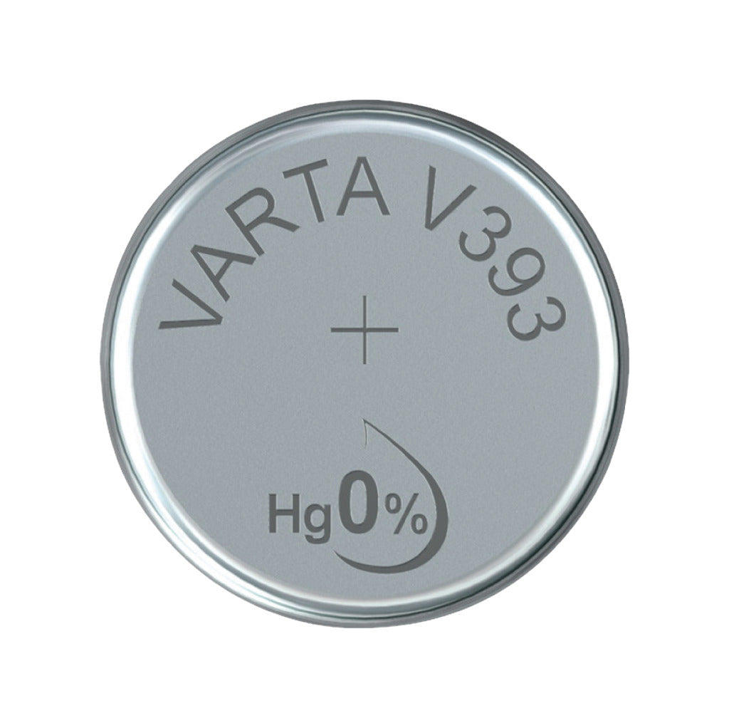 Varta v393 Knopfzellenbatterie Silber