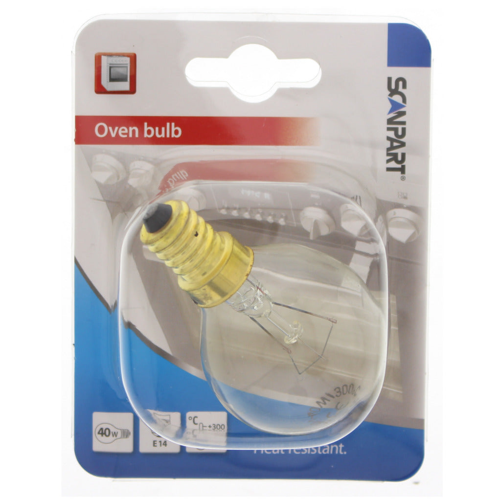 Scanpart 1100000001 F126 Backofenlampe E14 40W 300gr. Kugel