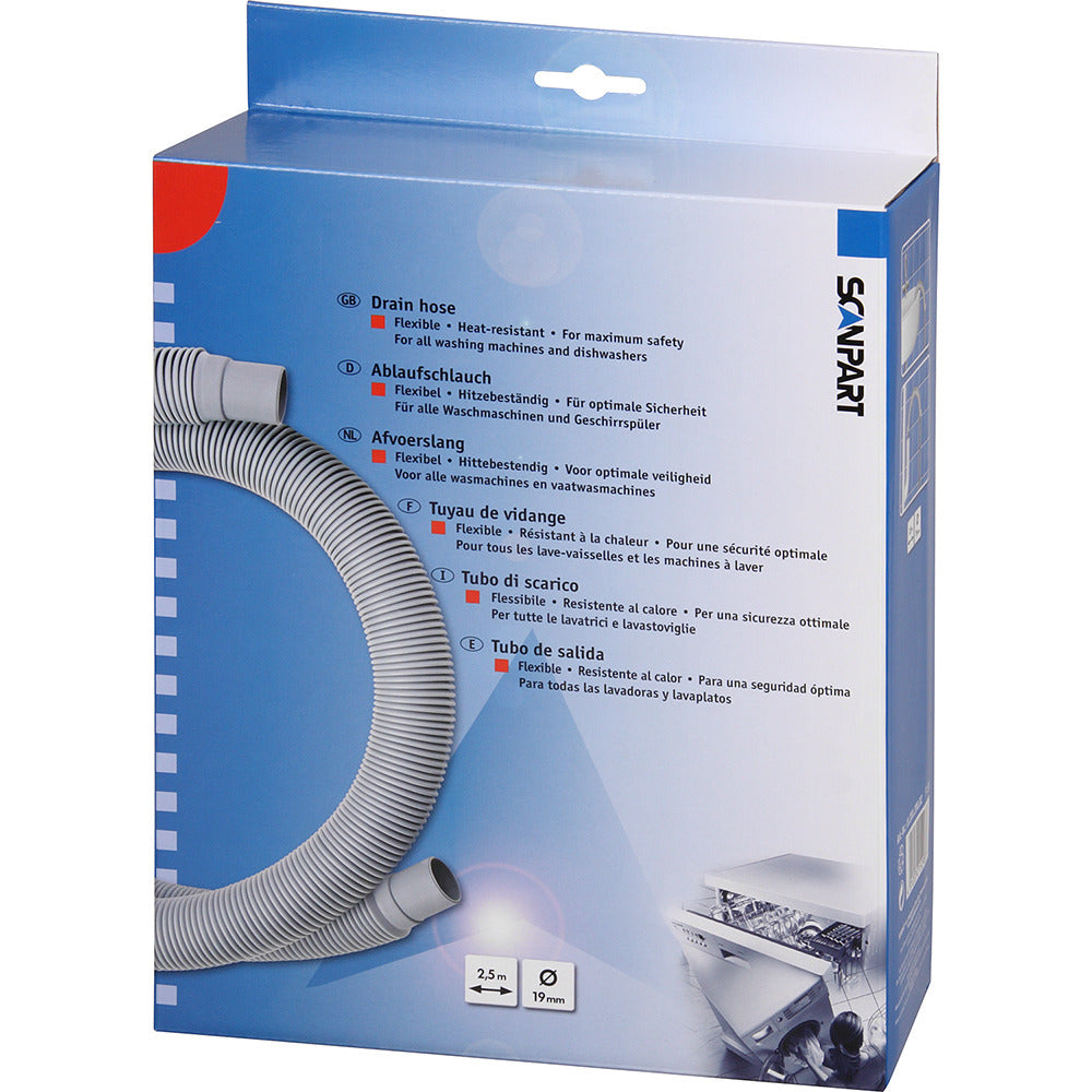 Scanpart 1120120002 soh258 Ablaufschlauch 2,5 m 19 mm