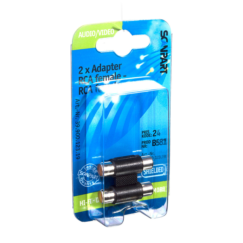Scanpart-Adapter 2tulp(f)-(f)
