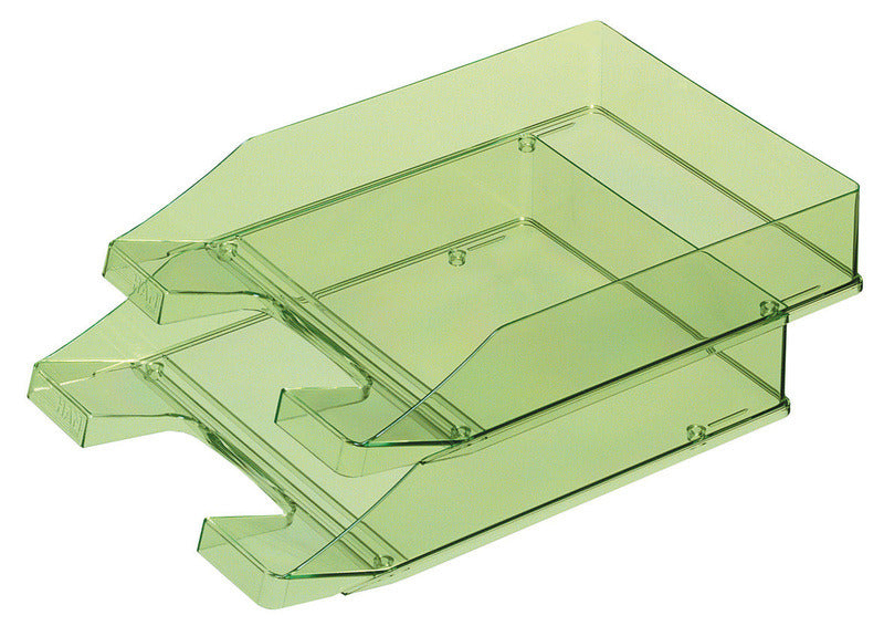 Han ha-1026-x-27 Briefablage A4 Standard transparent grün